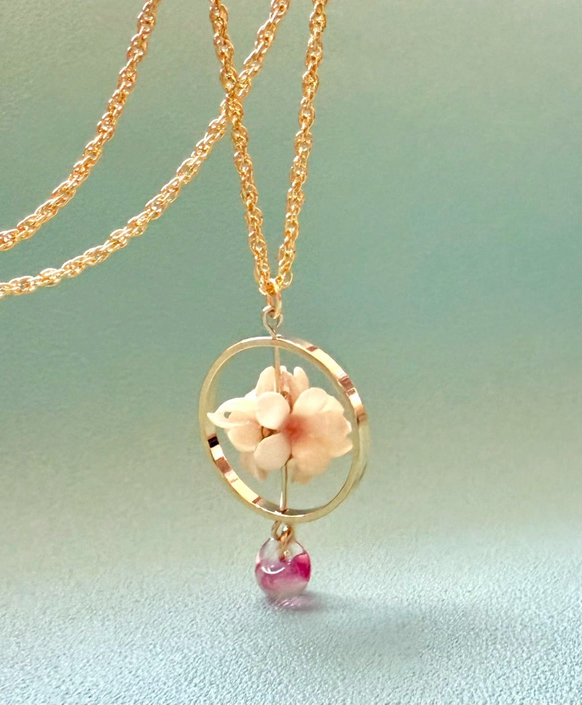 桜・ネモフィラのピアスorイヤリング 作品2