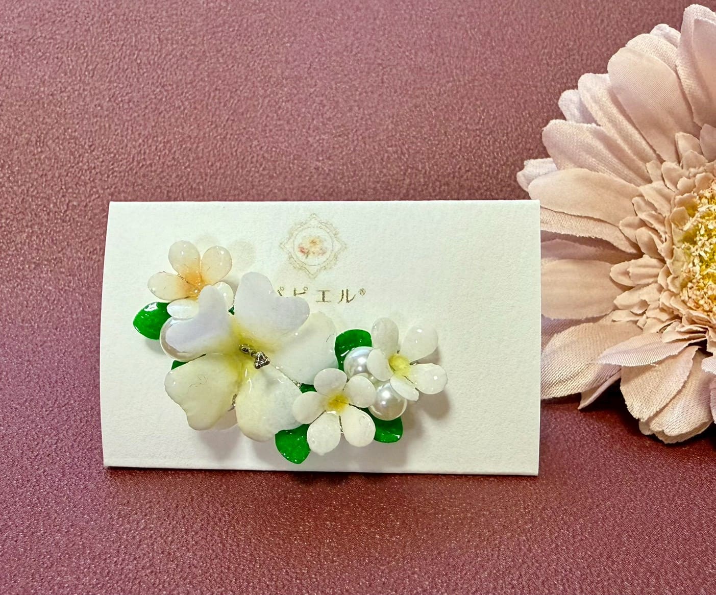 桜・ネモフィラのピアスorイヤリング 作品3